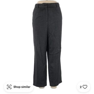 Classic Black Wide-Leg Trousers